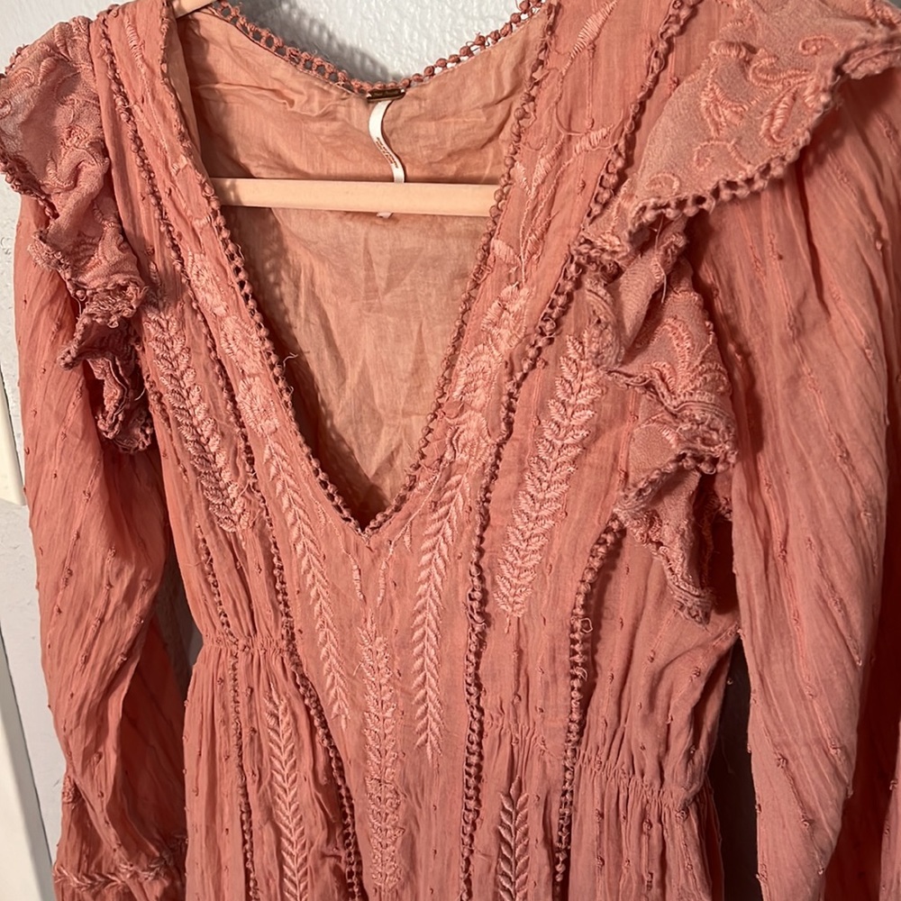 Free People | Dusty Pink Dress - Picture 2 of 3